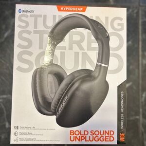 Brand New HYPERGEAR Black Wireless Headphones